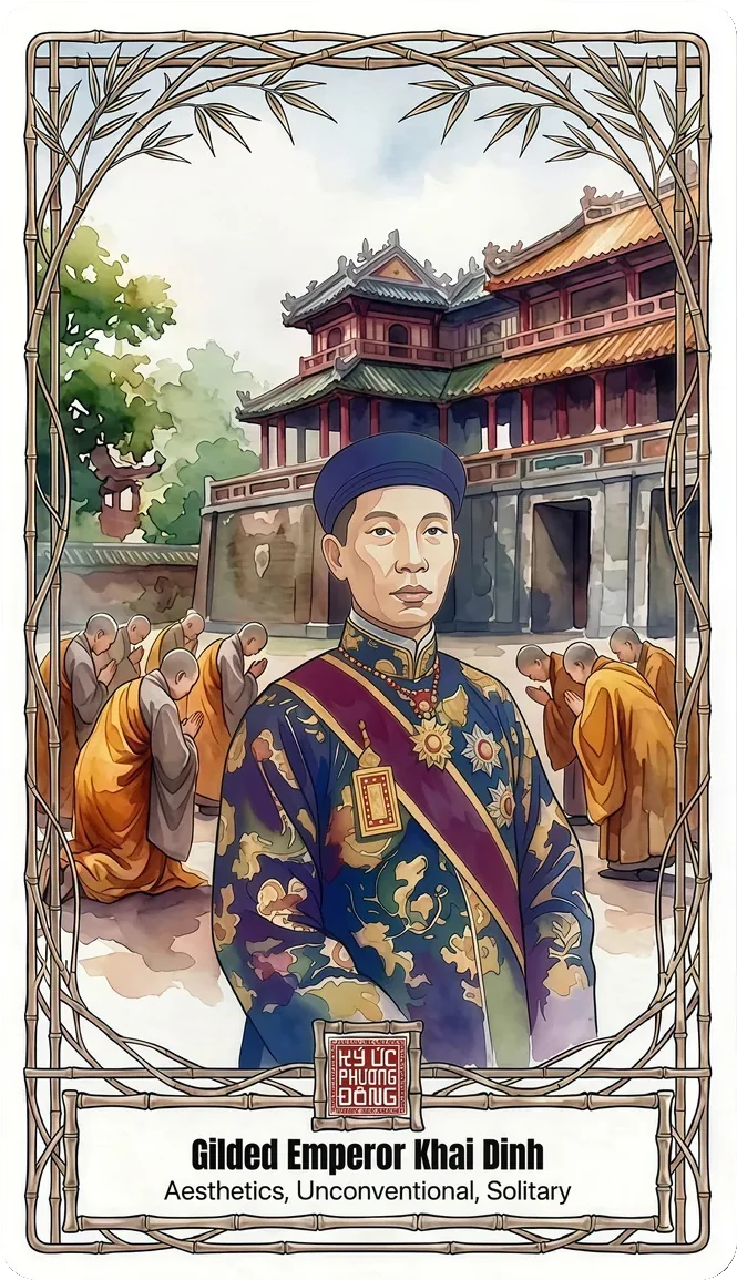 Gilded Emperor Khai Dinh