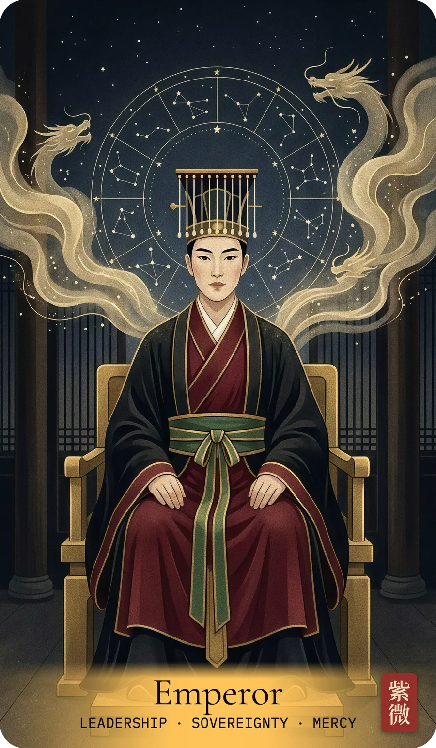 Emperor Star — Purple Star card