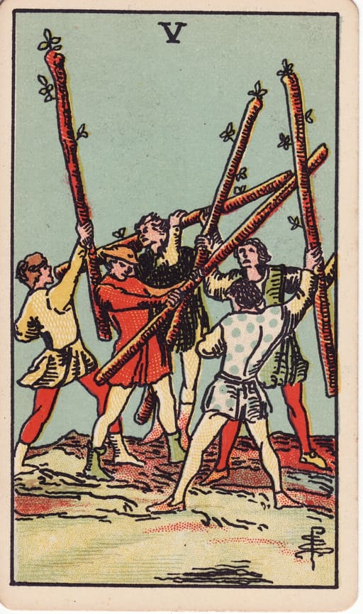 Five of Wands