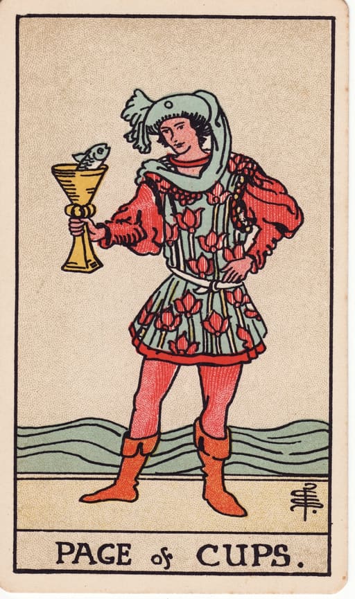 Page of Cups